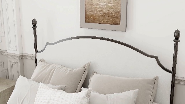 Amazon.com: Furniture of America Eleanor Modern Curved Metal